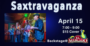 SAXTRAVAGANZA Returns to Headline The Backstage with Durawa on April 15.