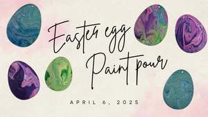 Easter Egg Paint Pour