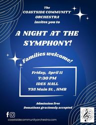 A NIGHT AT THE SYMPHONY WITH THE COASTSIDE ORCHESTRA