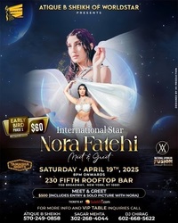 Meet & Greet With Nora Fatehi Live In New York