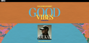 EXPERIENCE THE ULTIMATE LATIN CULTURE CONCERT WITH VERIZON FIOS & COMPLEX IN NEW YORK CITY!