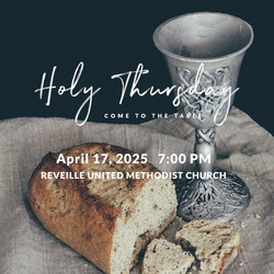 Holy Thursday Service at Reveille UMC