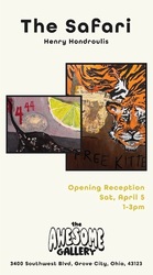 The Safari - April Art Show at The Awesome Gallery