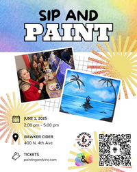 ‘Painting and Bliss’ Paint and Sip at Bawker Cider