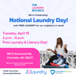 Free Laundry for National Laundry Day at The Laundry Room!