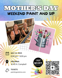 Flower Bouquet – Mother’s Day Paint and Sip at Reforma