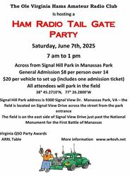 Ole Virginia Hams Amateur Radio Club Ham Radio Tail Gate Party