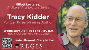 Elliott Lectures: Tracy Kidder, Pulitzer Prize-Winning Author
