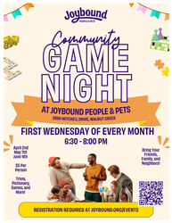 Joybound People and Pets: Game Night!