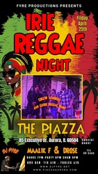 Irie Reggae Night- Jah Guide Reggae Band, Collin Lambert