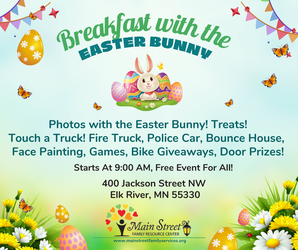 Breakfast with the Easter Bunny!