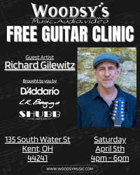 FREE guitar clinic with Richard Gilewitz, world-renowned fingerstyle acoustic guitarist