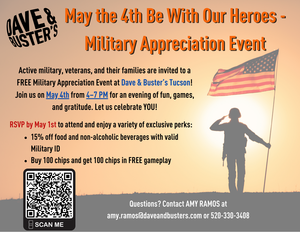 May the 4th Be With Our Heroes- Military Appreciation Event