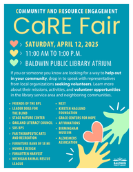 Community and Resource Engagement (CaRE) Fair  - Baldwin Public Library