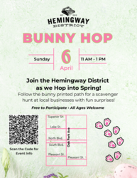 Spring Bunny Hop & Scavenger Hunt