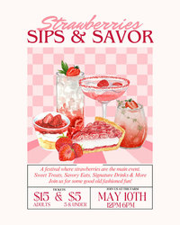 Strawberries, Sips, and Savor at Williamson Family Farm