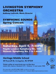 Livingston Symphony Orchestra: "Symphonic Sounds"
