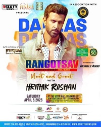 Holi Meet and Greet with Hrithik Roshan - Dallas
