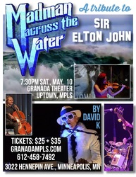 ELTON TRIBUTE "Madman Across The Water" by David K + band