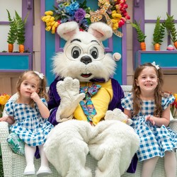 VALENCIA TOWN CENTER PHOTOS WITH THE EASTER BUNNY