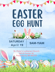 St. Peter's Lutheran Church Easter Egg Hunt