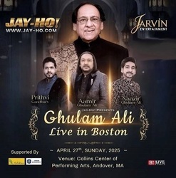 Jay-Ho! Ghulam Ali Live in Boston 2025
