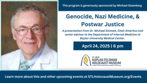 Medical Lecture: Genocide, Nazi Medicine, & Postwar Justice