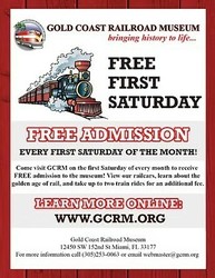 Gold Coast Railroad Museum: FIrst Free Saturday