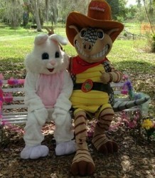 Meet the Easter Bunny and Andy Armadillo at Texas Roadhouse Florida City