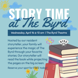 Story Time at The Byrd | Arts & Rain