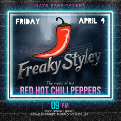 Freaky Styley - Red Hot Chili Pepper Cover Band @ Days Park Tavern 3/4