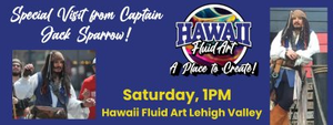Fun with Pirates at Hawaii Fluid Art Lehigh Valley