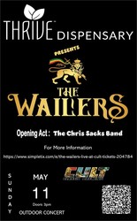 The Wailers (as in Bob Marley and The) Are Coming to Cult Classic on May 11th for an Outdoor Concert