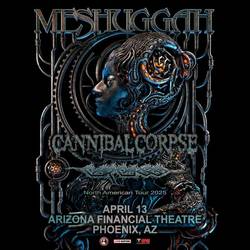 MESHUGGAH with Cannibal Corpse & Carcass