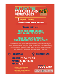 Just Say Yes To Fruits And Vegetables