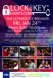 Jan 24th South Jersey Pre-Valentines Lock and Key Singles Event!