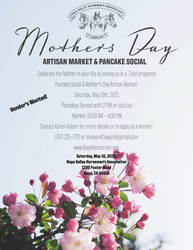 Mother's Day Artisan Market & Pancake Social