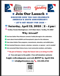 Yardley Borough, Bucks County, and Beyond:  A pursuit of Justice, Equality, & Freedom