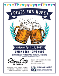 Pints for Hope - Pint Night in honor of Sexual Assault Awareness Month