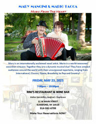 Mary Mancini & Mario Tacca Live at Rini's