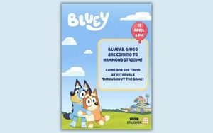 Bluey and Bingo Night at Hammond Stadium