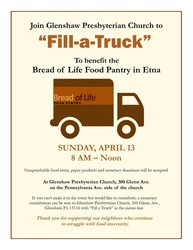 Fill-a-Truck for the Bread of Life Food Pantry