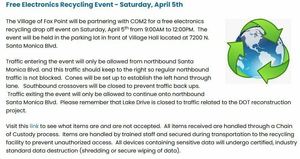 Free Electronics Recycling Event