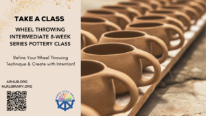 Wheel Throwing Intermediate 8-Week Series Pottery Class in North Little Rock