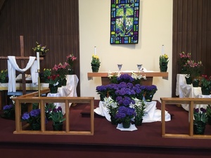 Easter Sunday at Aldersgate UMC in Chelmsford