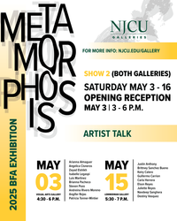 Metamorphosis: 2025 NJCU BFA Thesis Exhibition, Group 2