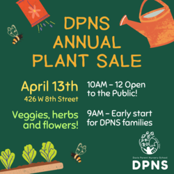 DPNS Plant Sale + Playdate