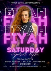 DJ Fiyah at Proof Social Club