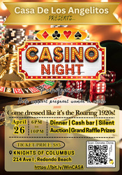 Casa De Los Angelitos Casino Night Fundraiser