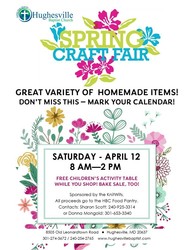 Hughesville Baptist Church Spring Craft Fair